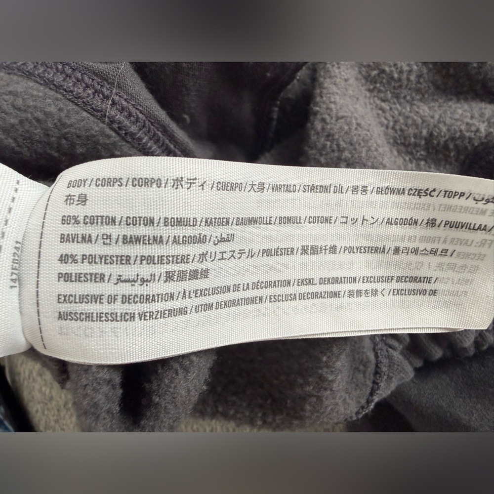 Abercrombie & Fitch Sunday Sweats in Gray Coal - Size M - Picture 6 of 6